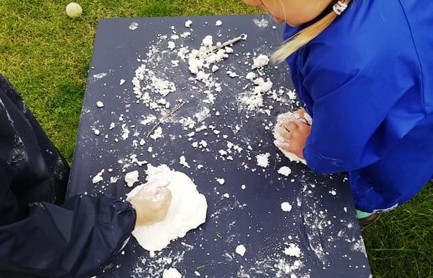 Mud Mates Messy Play Adventures Blog: Snow Dough
