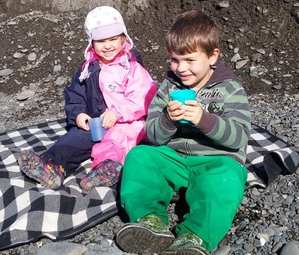 Messy Play Adventures Blog - Winter Beach Trips