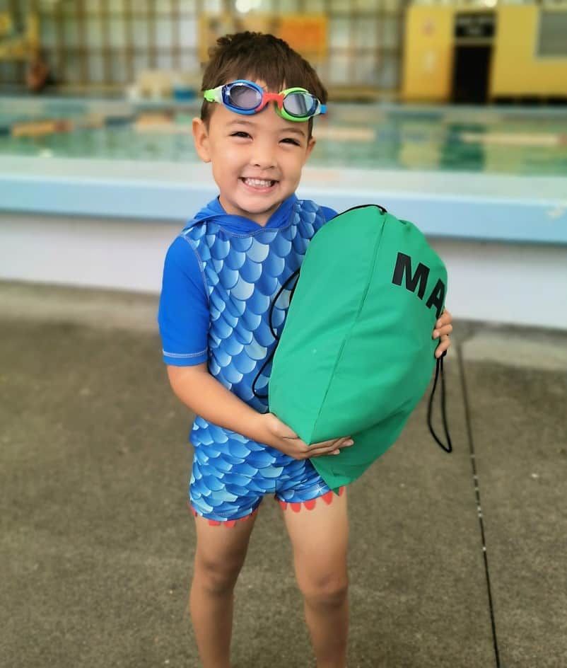 Swimming backpack store