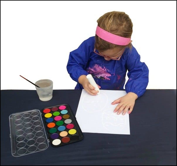 Crayon Resist Easter Eggs Eater Craft Activity for Kids