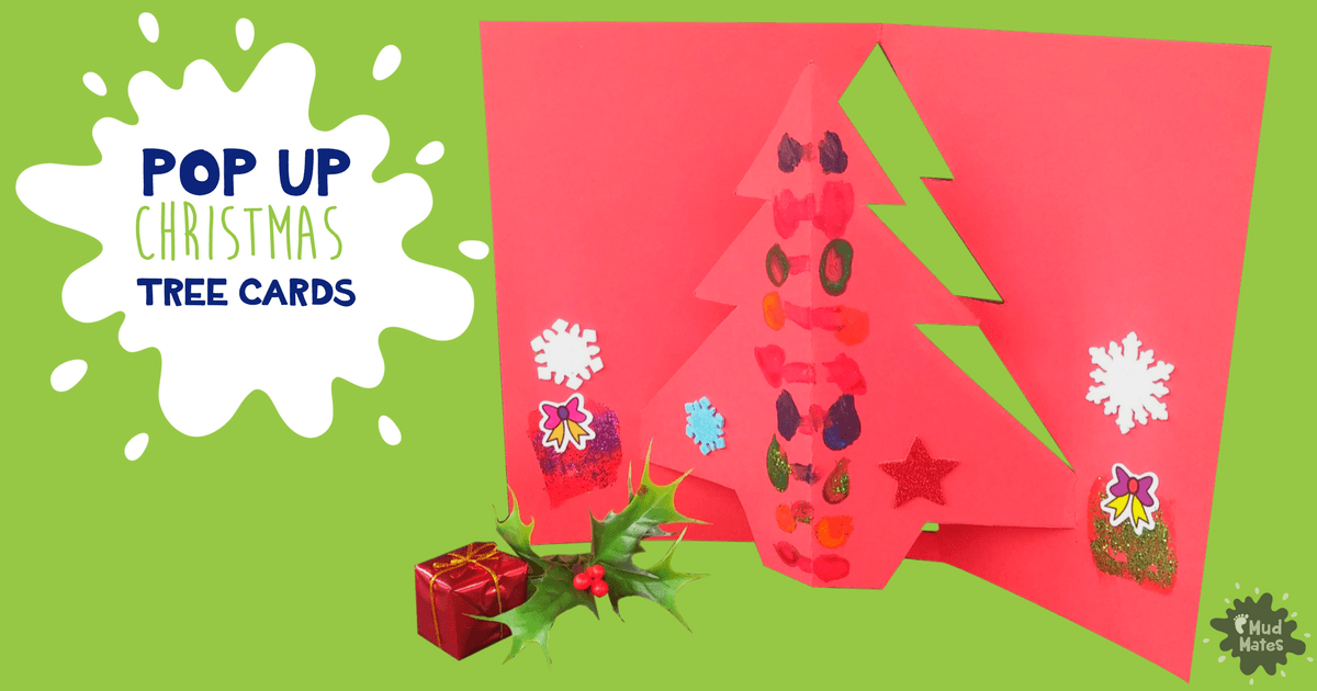 Pop Up Christmas Tree Cards: A Fun, Easy Christmas Craft For Kids