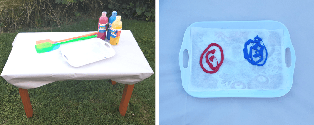 Fly Swat Painting - Messy Play for Kids