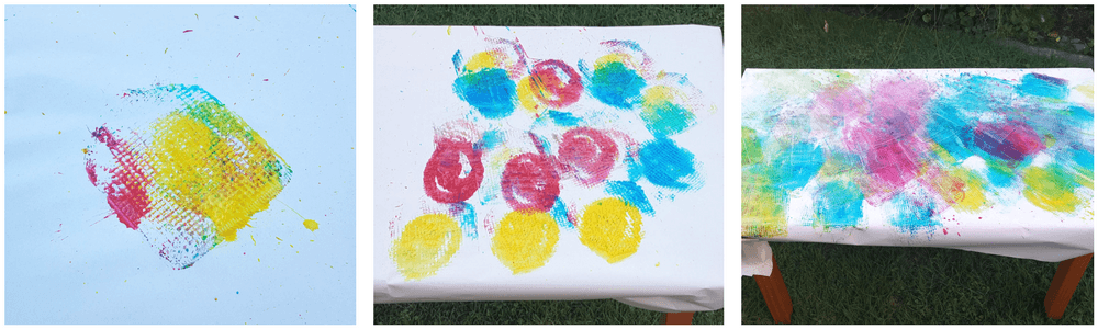Fly Swat Painting - Messy Play for Kids