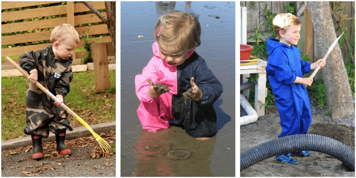 Kids Waterproof Overalls NZMade Save washing, save time!
