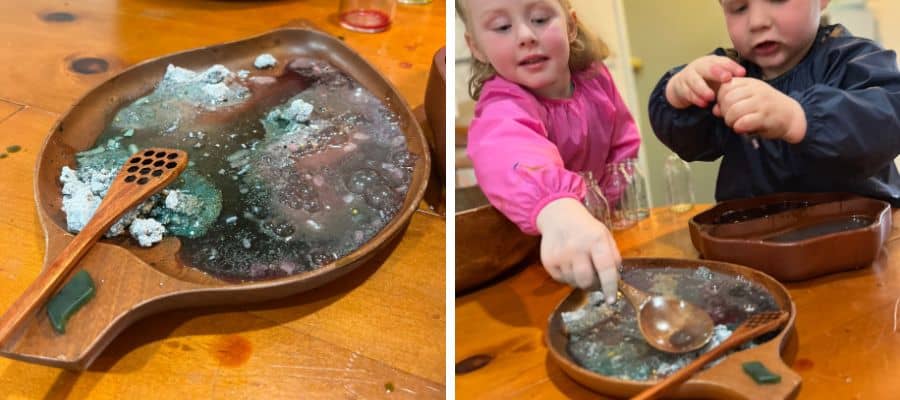 Young children playing with magical potions - read our potion tips here